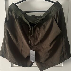 VRST Men's Hybrid Shorts - Olive Green